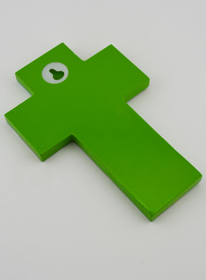 Croix Enfant en Bois - Bon Berger (pic 4)