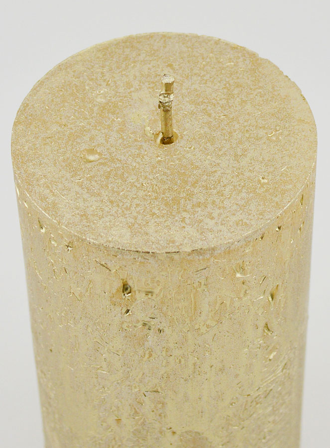 Bougie de Noël Moderne - Champagne (pic 4)