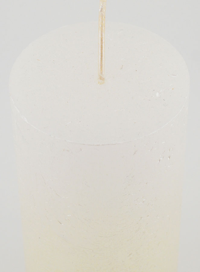 Bougie de Noël Moderne - Blanc Nacré (pic 4)