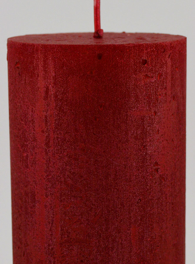 Bougie de Décoration Moderne - Rouge Carmin (pic 3)