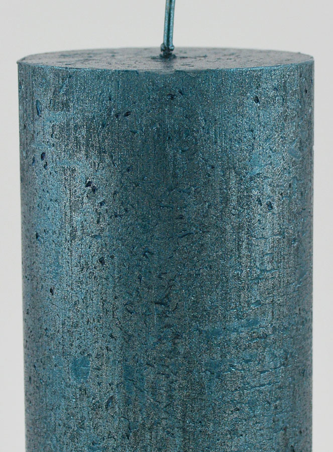 Bougie de Noël Moderne - Bleu Vert (pic 3)