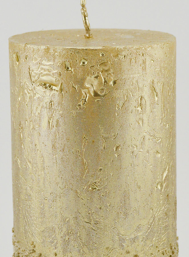 Bougie de Noël Effet Pépite - Champagne (pic 3)