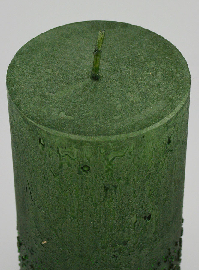 Bougie Décoration Effet Pépite - Vert Sapin (pic 4)