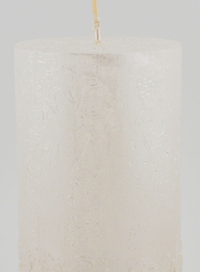 Bougie Décoration Effet Pépite - Blanc Perlé (pic 3)