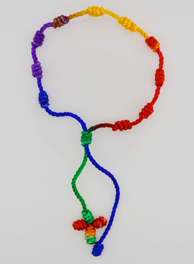 Bracelet Dizainier Corde Multicolore (pic 1)