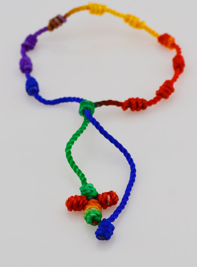 Bracelet Dizainier Corde Multicolore (pic 2)