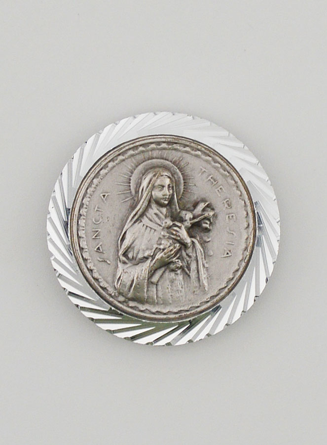 Plaque Auto Magnet de Sainte Thérèse - 35mm (pic 1)