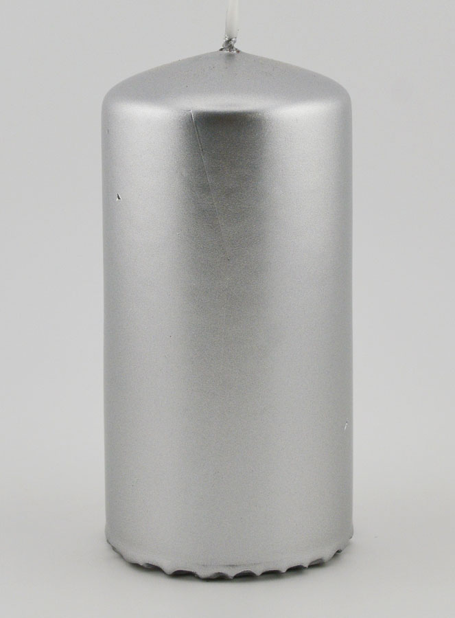 Bougie de Décoration de Table - Argent (pic 1)