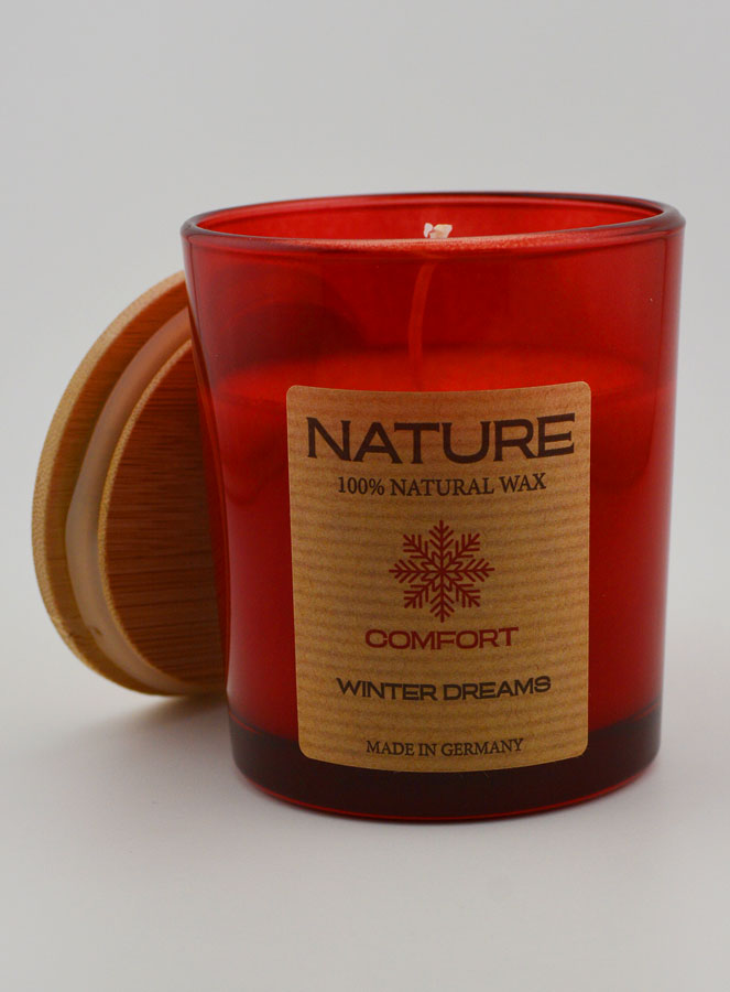 Bougie Parfumée Bio - Parfum d'Hiver (pic 3)