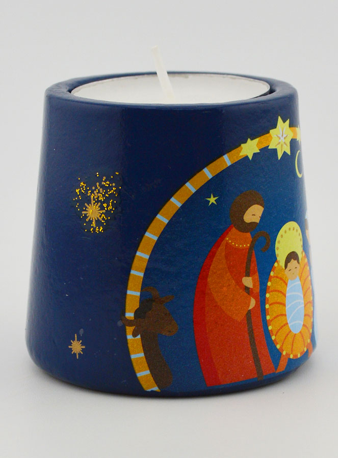 Bougeoir Nativité 5cm (pic 3)