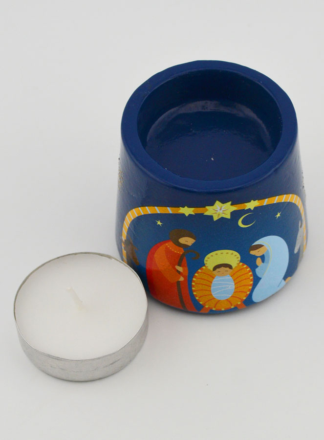 Bougeoir Nativité 5cm (pic 4)