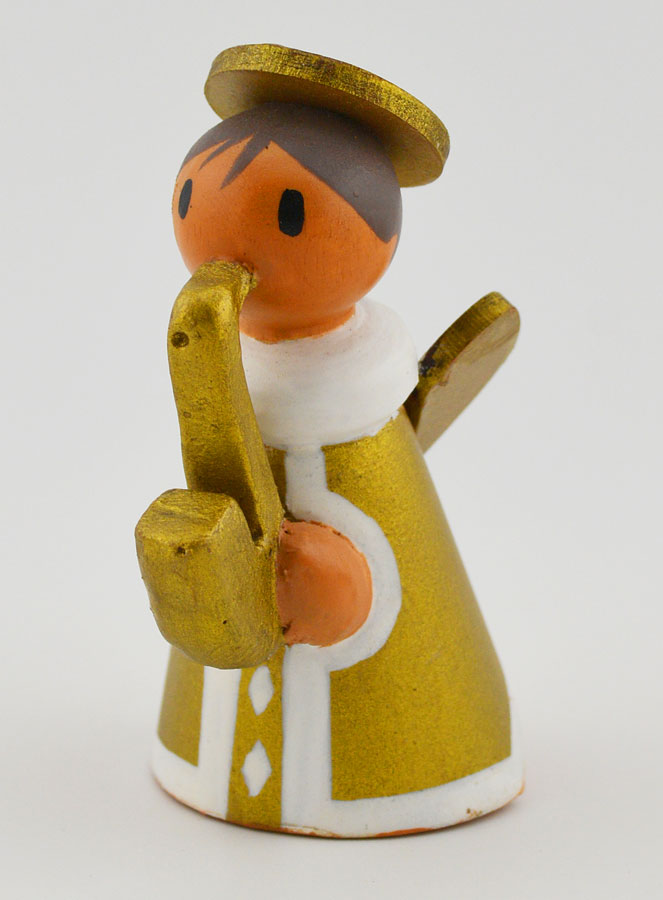 Crèche de Noël - Ange Musicien Saxophone (pic 1)