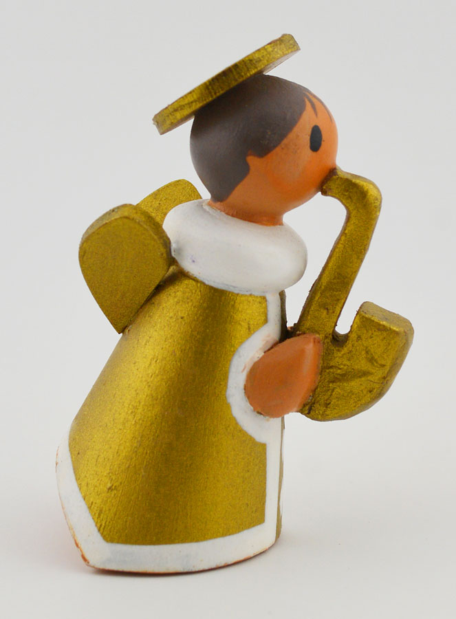 Crèche de Noël - Ange Musicien Saxophone (pic 3)