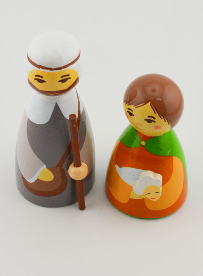 Crèche de Noël - Bergers (pic 4)