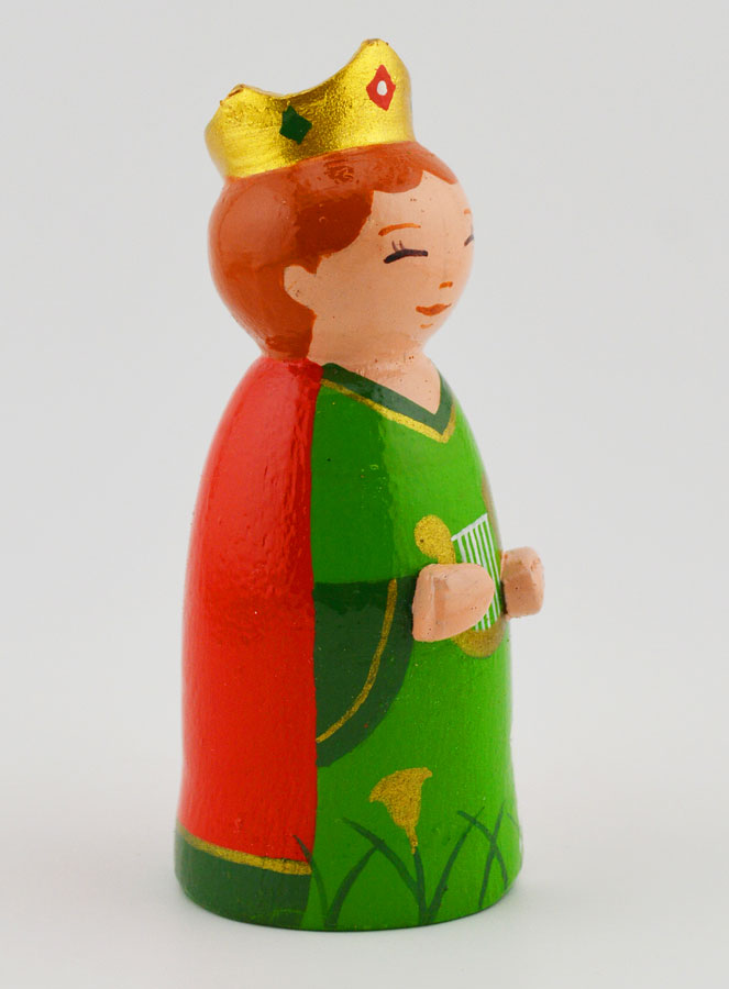 Statuette en Bois - Roi David (pic 3)