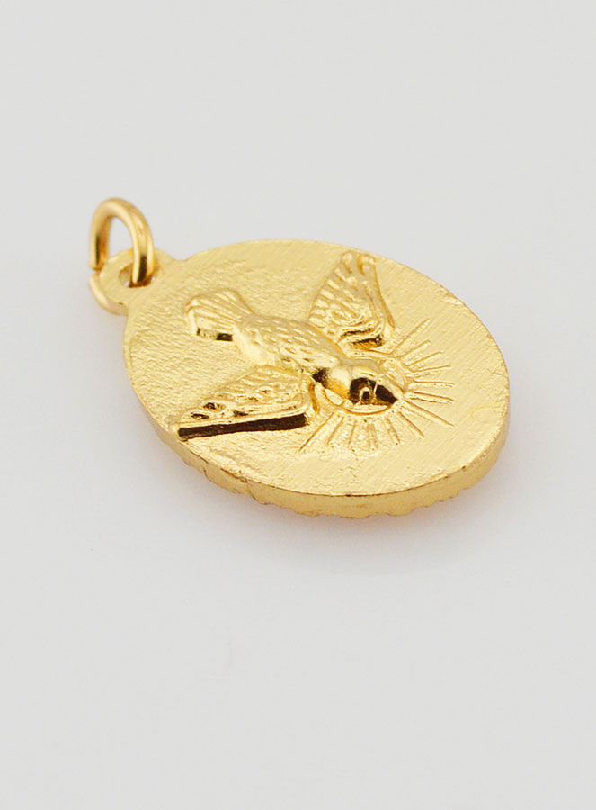 Médaille Bord Torsadé 25mm - Sainte Famille (pic 4)