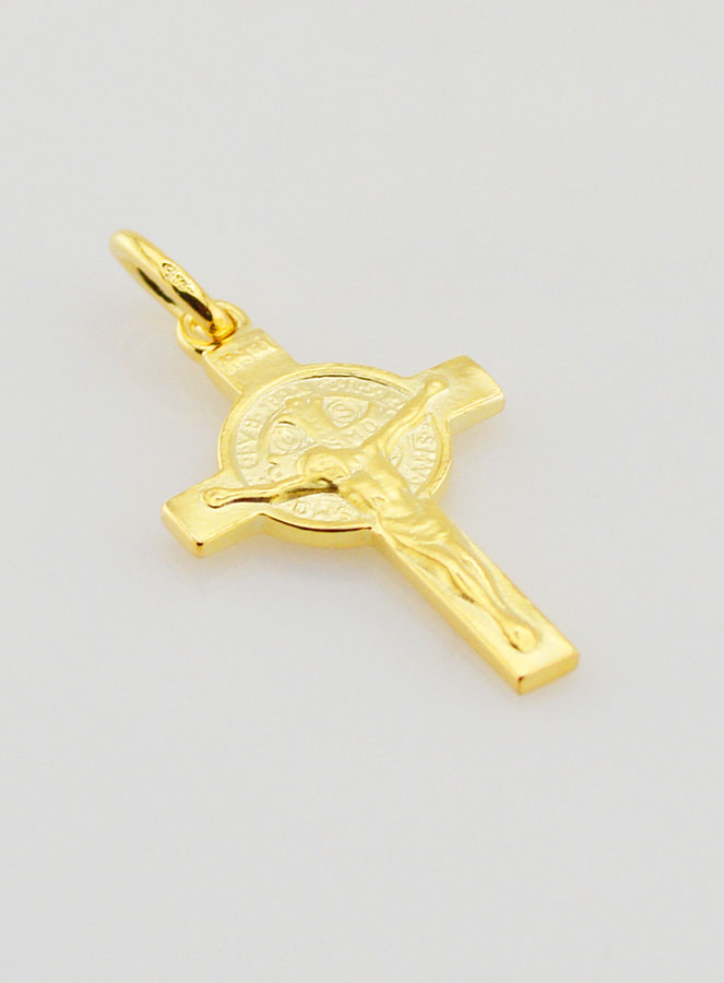 Pendentif Croix de Saint Benoit - 24mm (pic 3)