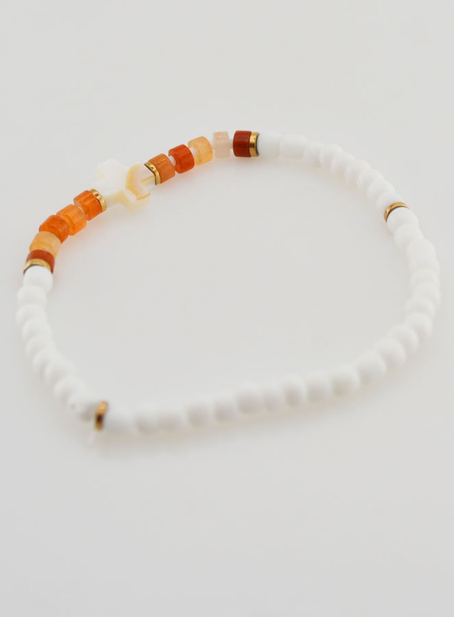 Bracelet Religieux Pierre & Nacre - Marron (pic 4)