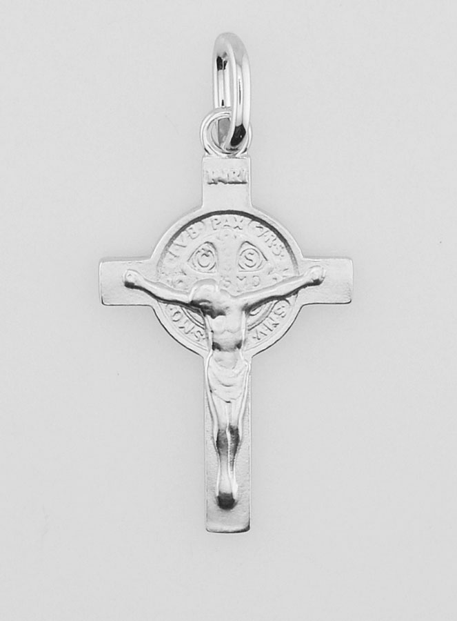 Pendentif Croix de Saint Benoit - 24mm (pic 1)