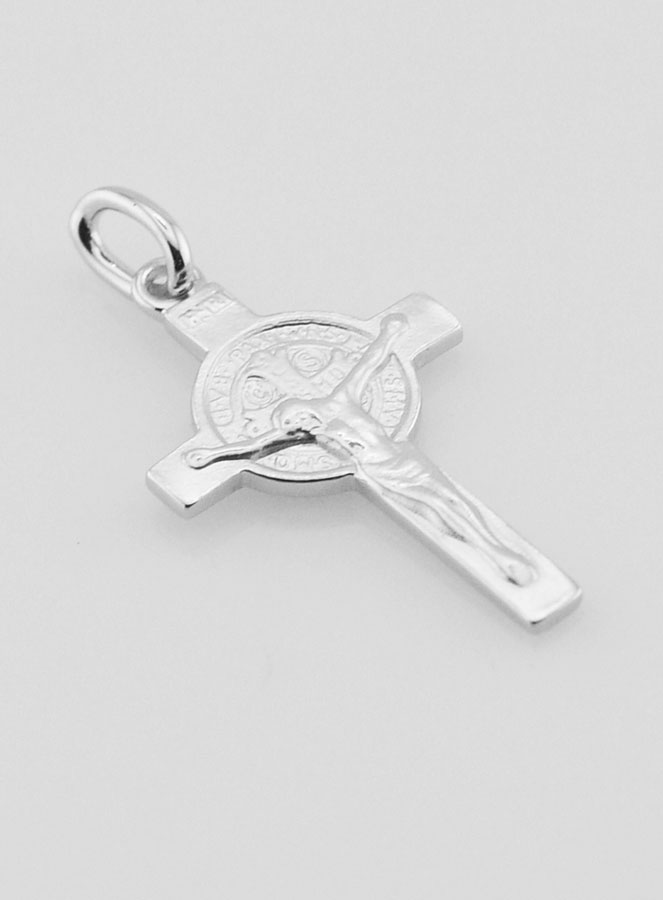 Pendentif Croix de Saint Benoit - 24mm (pic 3)