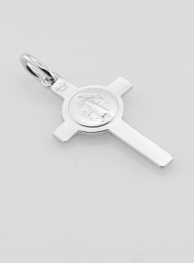 Pendentif Croix de Saint Benoit - 24mm (pic 4)