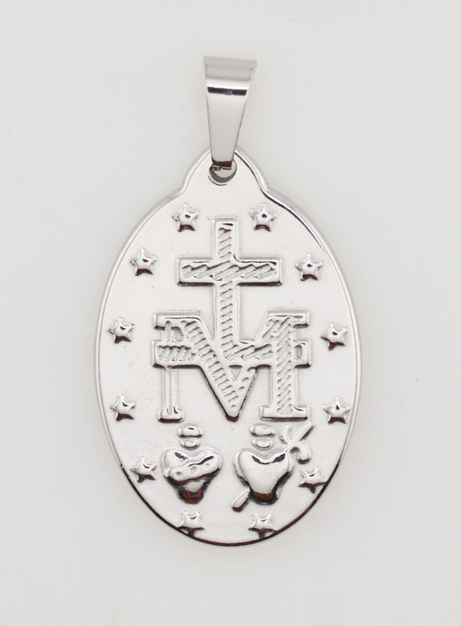 Médaille Miraculeuse Bicolore - 27mm (pic 2)
