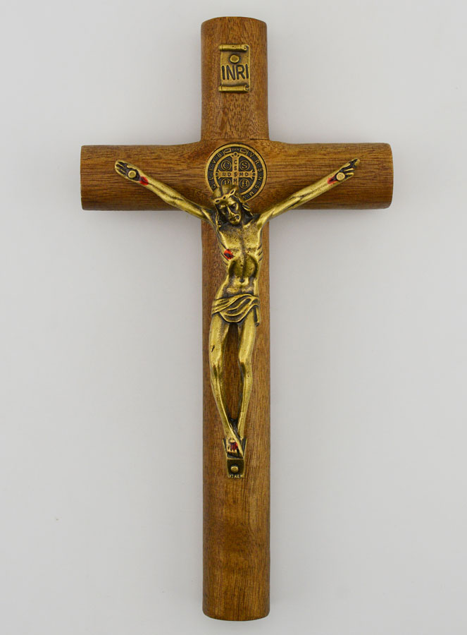 Crucifix des Saintes Plaies du Christ - 17cm (pic 1)