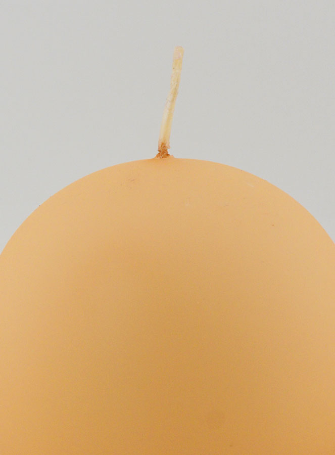 Bougie de Décoration Boule - Crème Mat (pic 3)