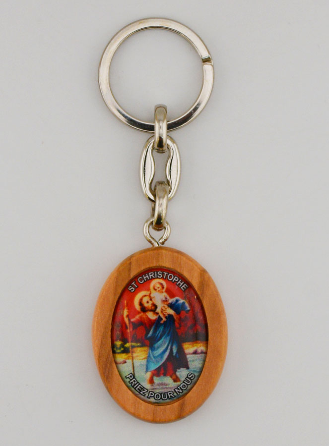 Porte-clés Ange Gardien & Saint Christophe (pic 2)
