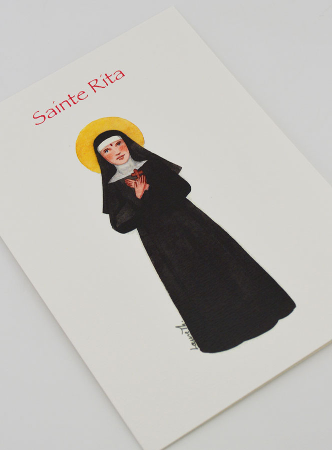 Carte Religieuse Livret - Sainte Rita (pic 3)