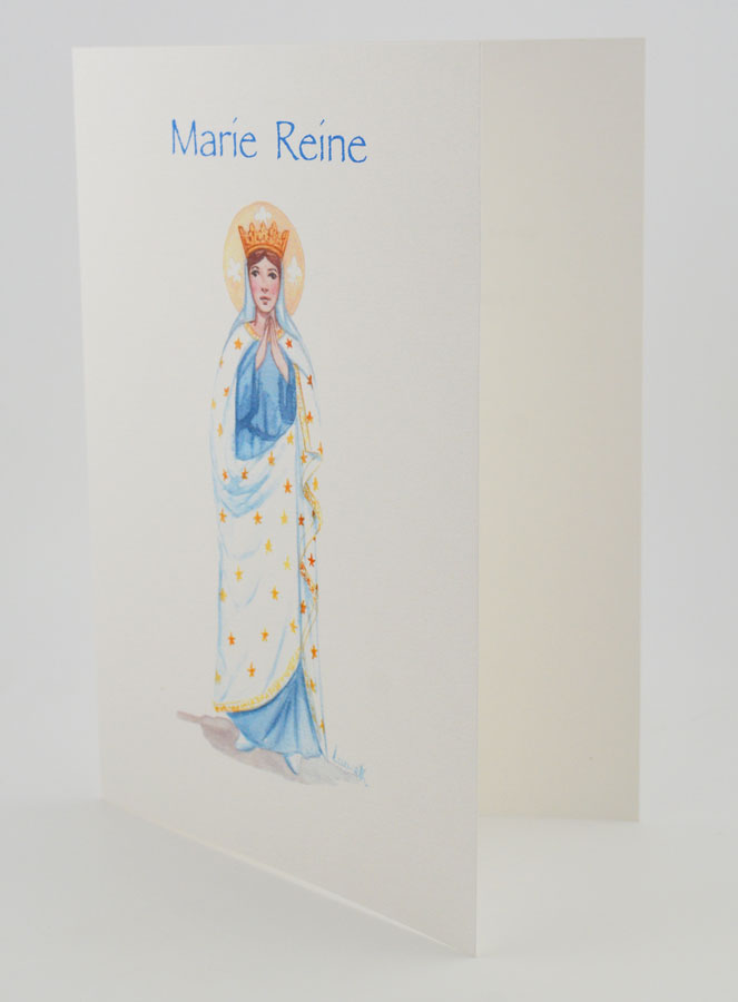Carte Religieuse Livret - Marie Reine (pic 2)