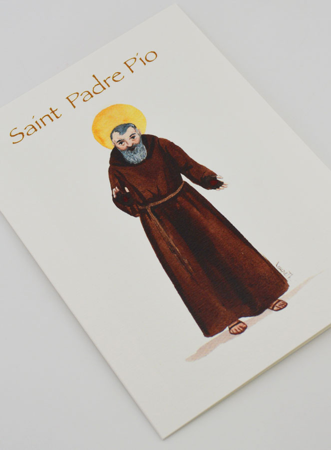 Carte Religieuse Livret - Saint Padre Pio (pic 3)