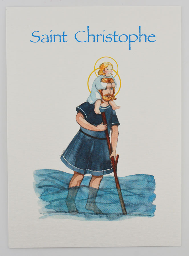 Carte Religieuse Livret - Saint Christophe (pic 1)