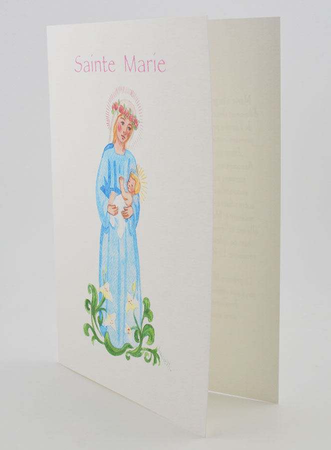 Carte Religieuse Livret - Sainte Marie (pic 2)