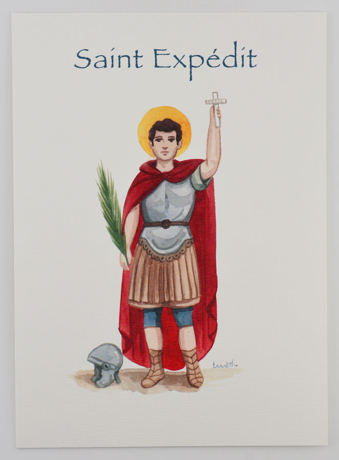 Carte Religieuse Livret - Saint Expédit (pic 1)