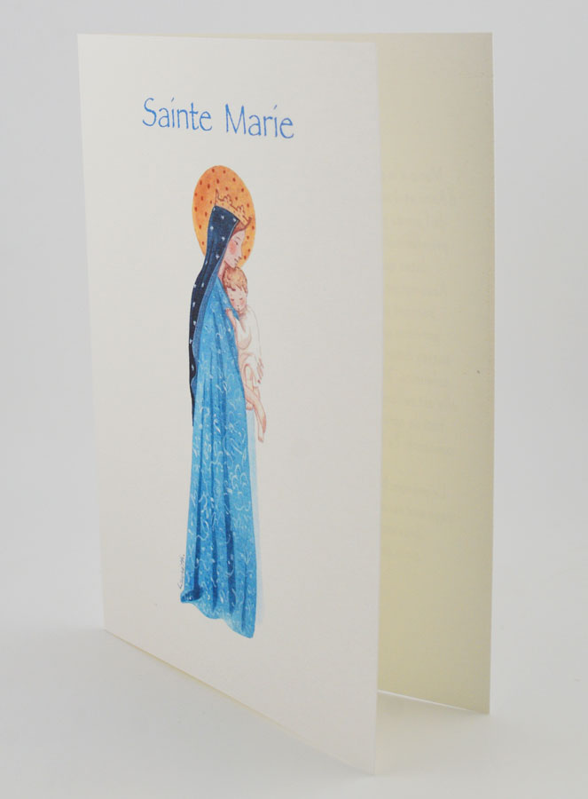 Carte Religieuse Livret - Sainte Marie Couronnée (pic 2)
