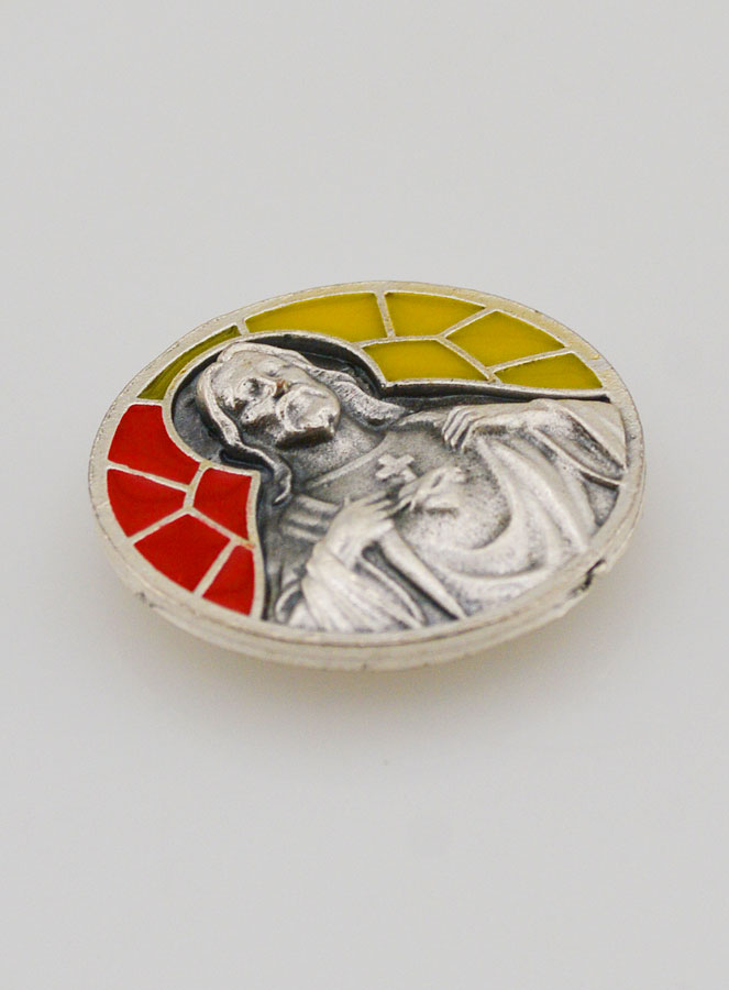 Plaque Auto Magnet - Sacré Coeur de Jésus (pic 3)