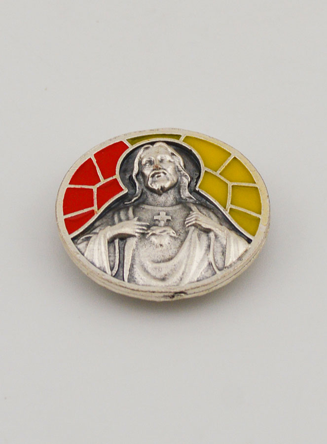 Plaque Auto Magnet - Christ Miséricordieux (pic 2)