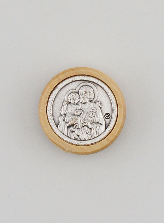 Plaque Auto Magnet Saint Joseph - 22mm (pic 1)