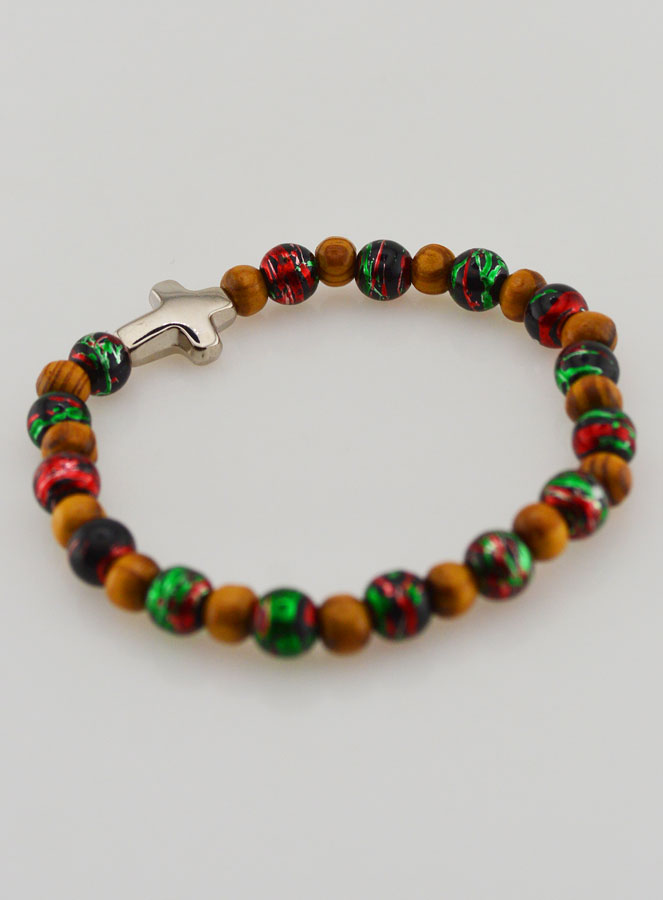 Bracelet Enfant Avec Croix - Noir (pic 4)