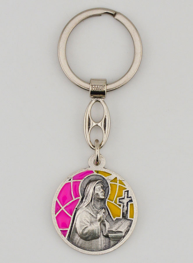 Porte-clés Émail Sainte Rita (pic 1)
