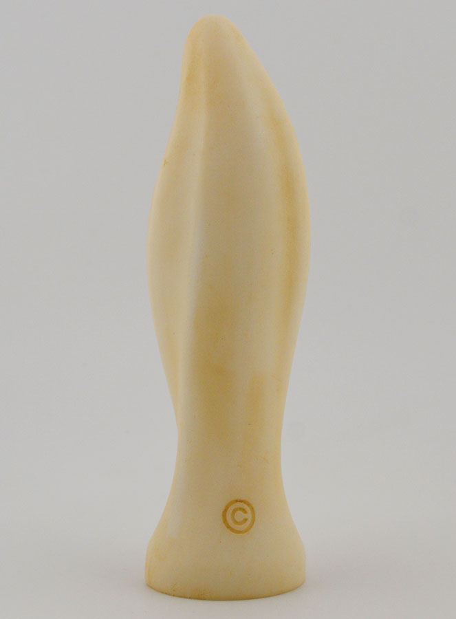 Statue Vierge Marie Morderne en Albâtre - 12cm (pic 4)