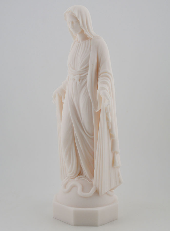 Statue Vierge Miraculeuse aux Rayons - 23 cm (pic 2)