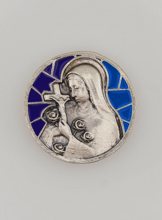 Plaque Auto Magnet - Sainte Thérèse (pic 1)