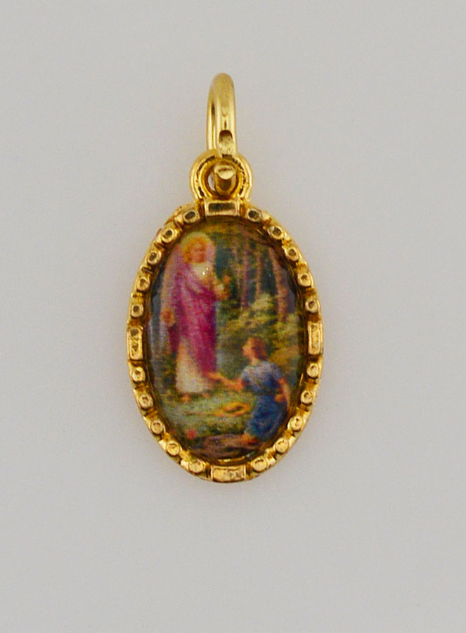 Médaille Bord Torsadé 15mm - Saint Raphaël Archange (pic 1)