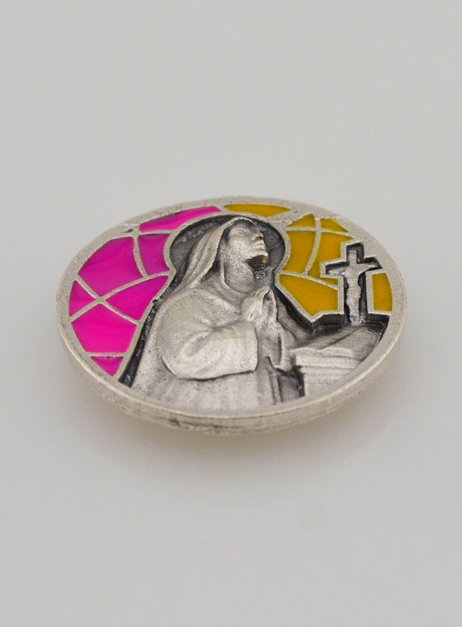Plaque Auto Magnet - Sainte Rita (pic 2)