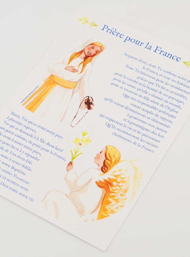 Carte de Prière Grand Format - Prière Pour la France (pic 4)
