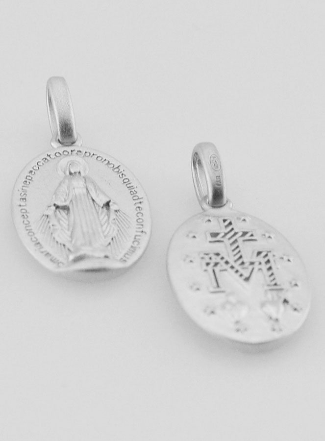 Médaille Miraculeuse en Argent - 16mm (pic 2)