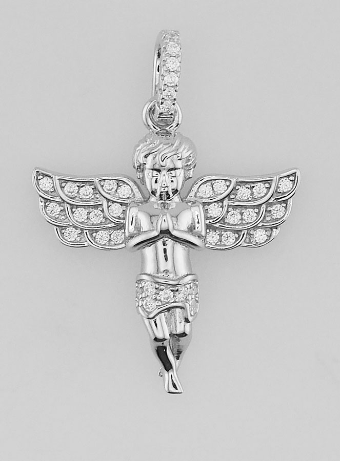 Pendentif Ange-Gardien en Argent (pic 1)