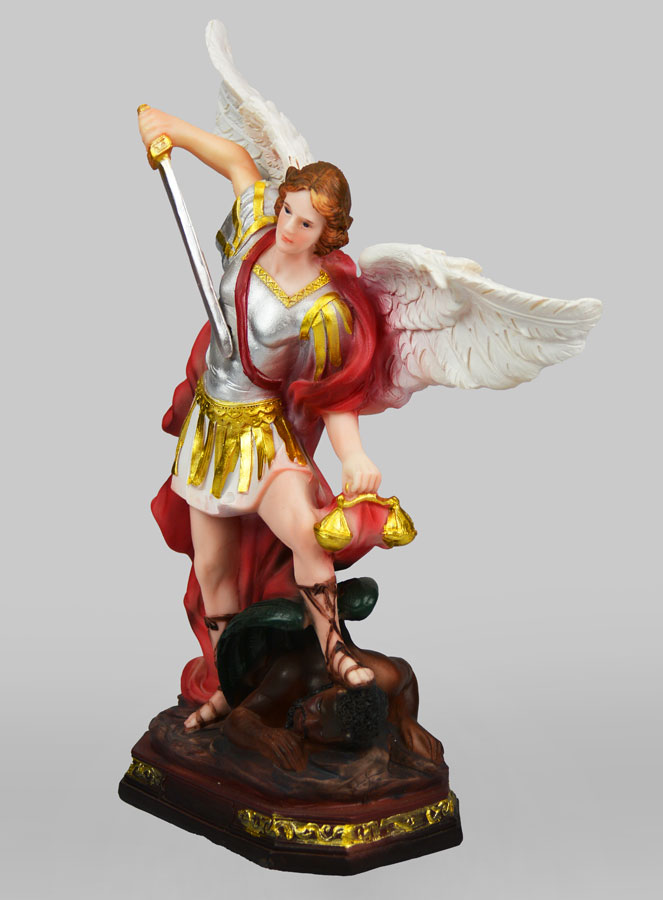 Statue Saint Michel Archange - 30cm (pic 2)